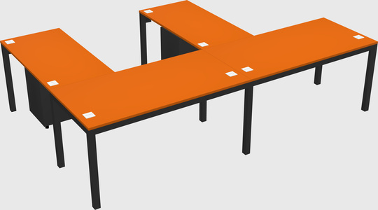 L-shaped desk
