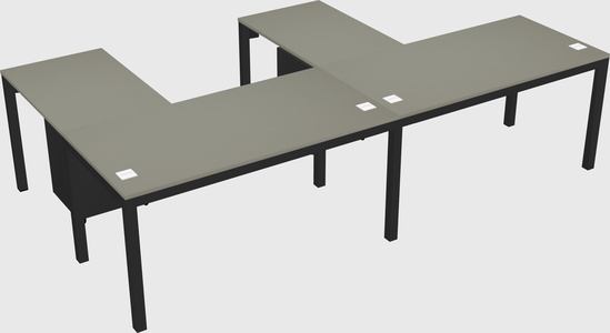 L-shaped desk
