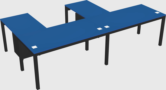 L-shaped desk