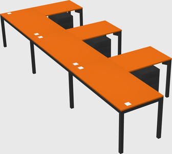 L-shaped desk