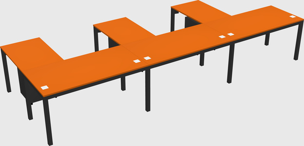 L-shaped desk