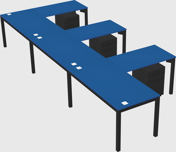 L-shaped desk
