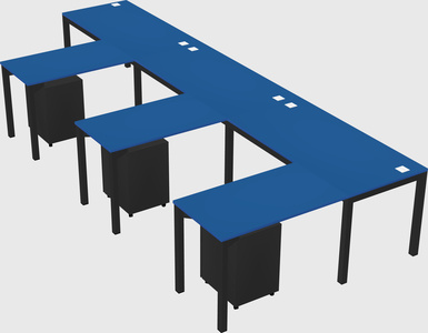 L-shaped desk