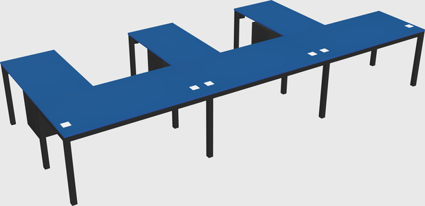 L-shaped desk