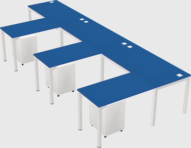 L-shaped desk