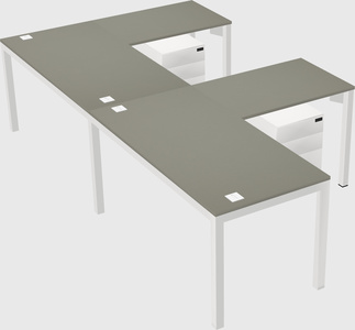 L-shaped desk