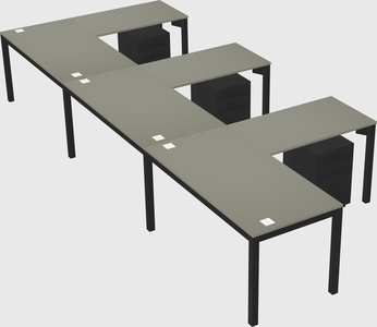 L-shaped desk
