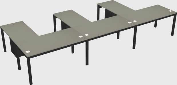 L-shaped desk