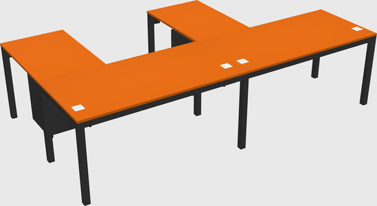 L-shaped desk
