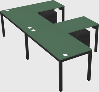 L-shaped desk
