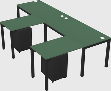 L-shaped desk