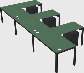 L-shaped desk