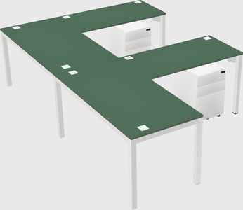 L-shaped desk