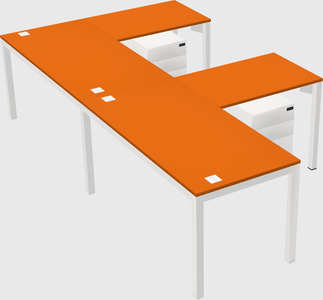 L-shaped desk