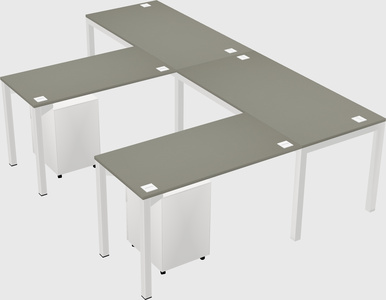 L-shaped desk