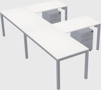 L-shaped desk