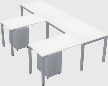 L-shaped desk