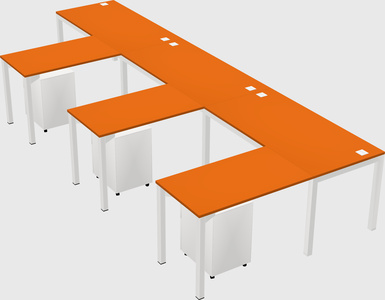 L-shaped desk