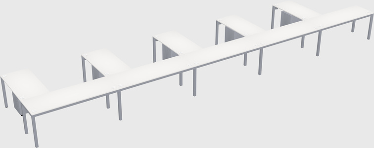 L-shaped desk