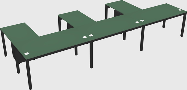 L-shaped desk