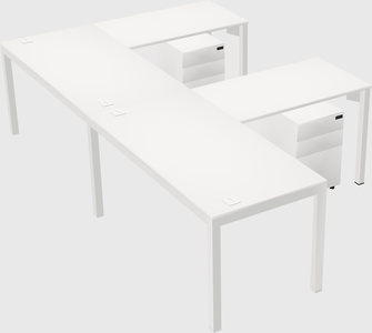 L-shaped desk