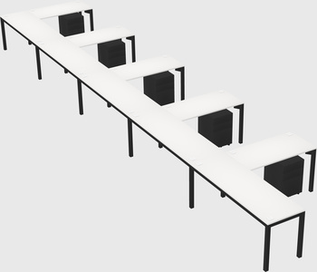 L-shaped desk