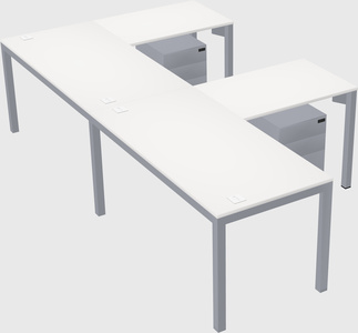 L-shaped desk