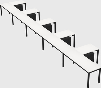 L-shaped desk