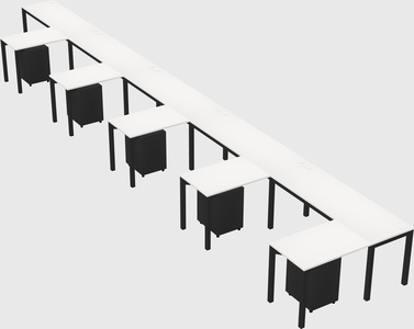 L-shaped desk
