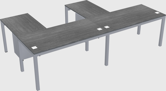 L-shaped desk