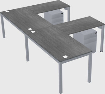 L-shaped desk