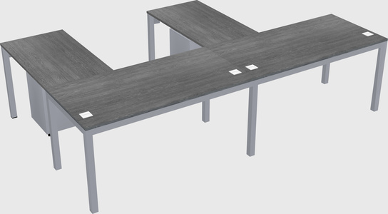 L-shaped desk