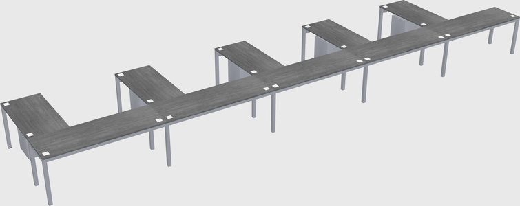 L-shaped desk