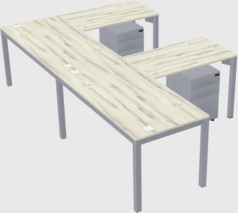 L-shaped desk