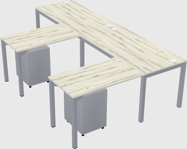 L-shaped desk