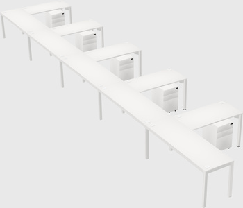L-shaped desk
