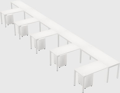 L-shaped desk