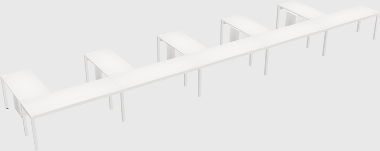L-shaped desk