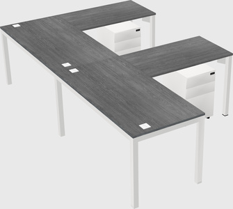 L-shaped desk