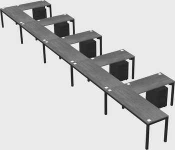 L-shaped desk