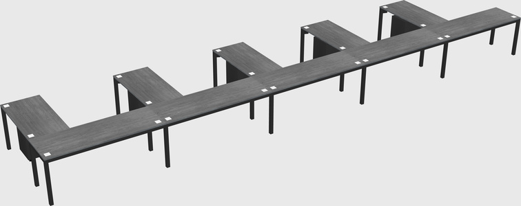 L-shaped desk