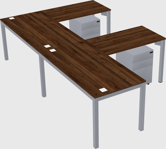 L-shaped desk