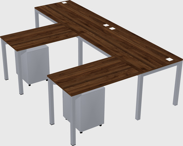 L-shaped desk