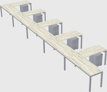 L-shaped desk
