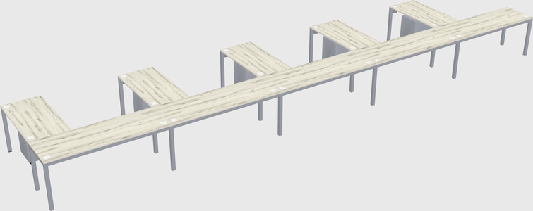 L-shaped desk
