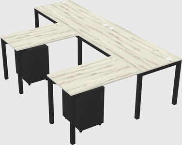 L-shaped desk