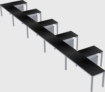 L-shaped desk