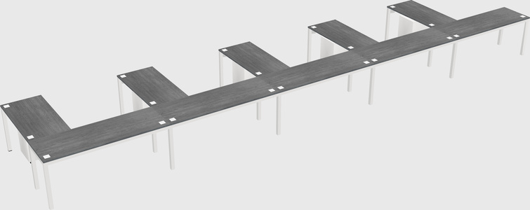 L-shaped desk