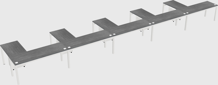 L-shaped desk
