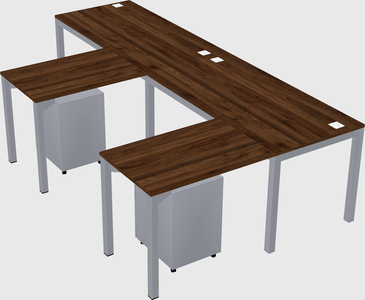 L-shaped desk